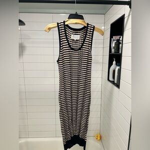 Maison Margiela Black and Cream Dress